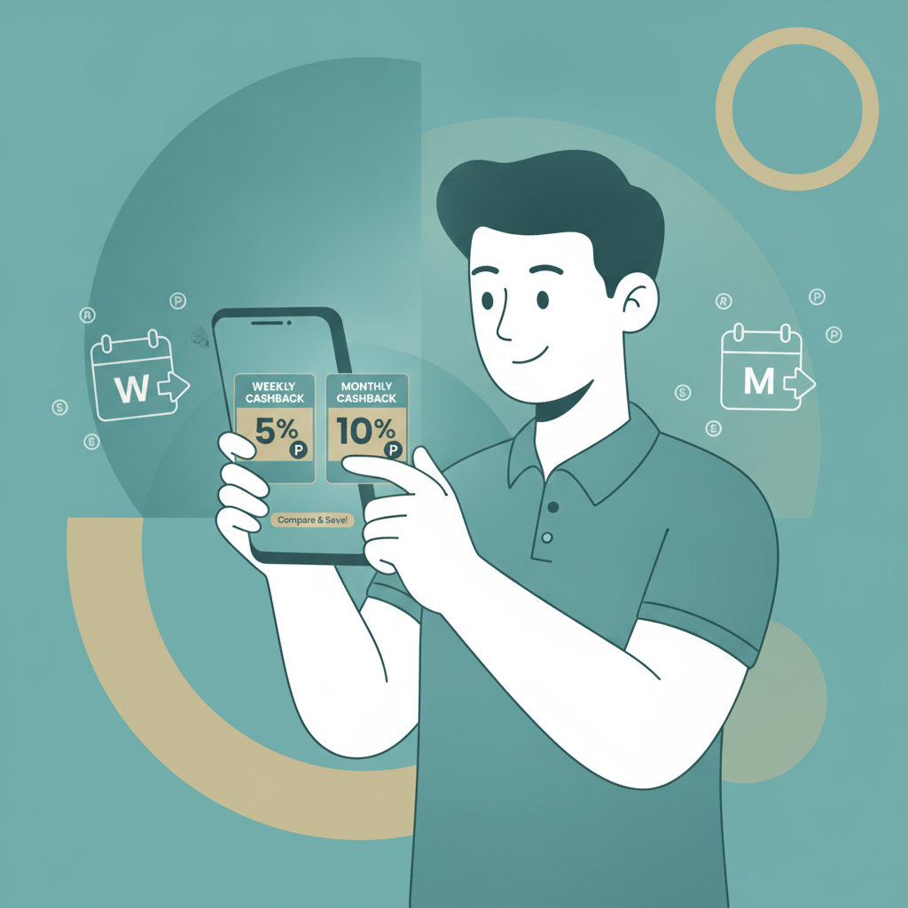 Illustration: Bacardi Play Cashback and Rebate Rates in 2025: Weekly vs Monthly Programs Compared